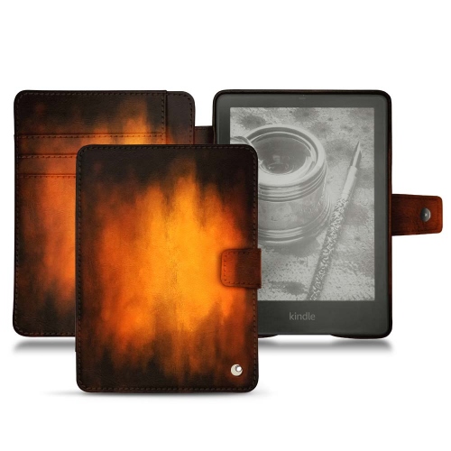 Funda de cuero para Amazon Kindle PaperwhiteFauve Patine
