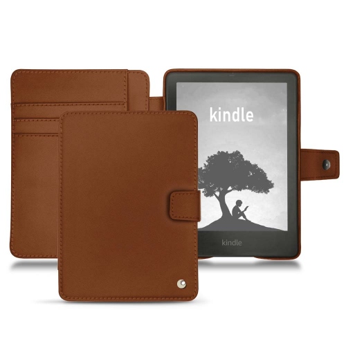 Housse et coque chic pour Amazon Kindle Signature EditionMarron ( Nappa - Pantone #8B4720 ) 