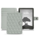 レザーケース Amazon Kindle Signature Edition - Gris - Couture ( Nappa - Pantone W428C ) 