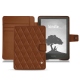 Lederschutzhülle Amazon Kindle Signature Edition - Marron - Couture ( Nappa - Pantone 1615C ) 