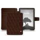 レザーケース Amazon Kindle Signature Edition - Châtaigne - Couture ( Pantone 476C ) 