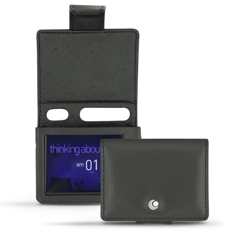 Cowon M2  leather case - Noir ( Nappa - Black ) 