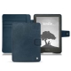 Capa em pele Amazon Kindle Signature Edition - Jean vintage ( Roughtcut - Pantone 285U  ) 
