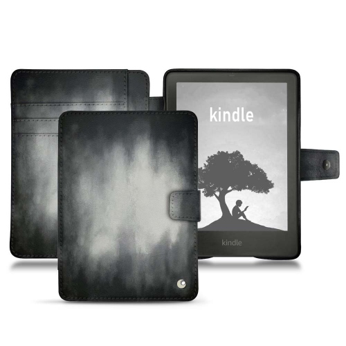 Stylish cover and shell for Amazon Kindle Signature EditionGris Patine