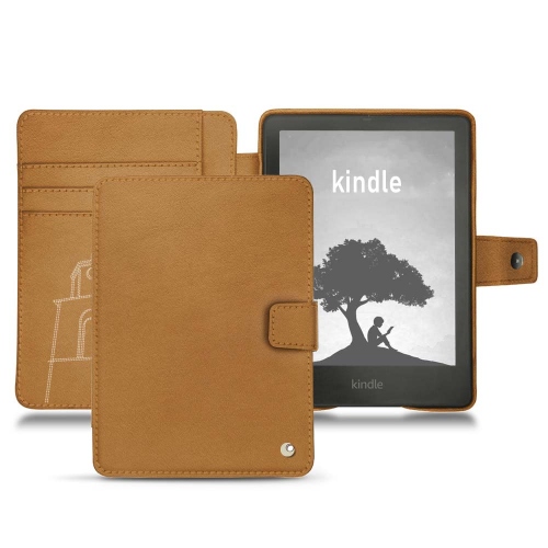 Cover e guscio eleganti per Amazon Kindle Signature EditionCastan esparciate ( Pantone #824F2A )