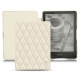 Custodia in pelle Amazon Kindle Paperwhite (2021) - Blanc - Couture ( Bologna - White ) 