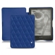 硬质真皮保护套 Amazon Kindle Paperwhite (2021) - Bleu océan - Couture ( Nappa - Pantone 293C ) 