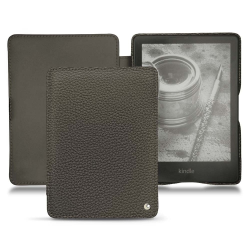 Leather case for Amazon Kindle PaperwhiteAnthracite ( Pantone #41403c ) 