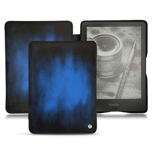 Leather case for Amazon Kindle PaperwhiteBleu Patine