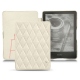 Lederschutzhülle Amazon Kindle Paperwhite (2021) - Blanc escumo - Couture