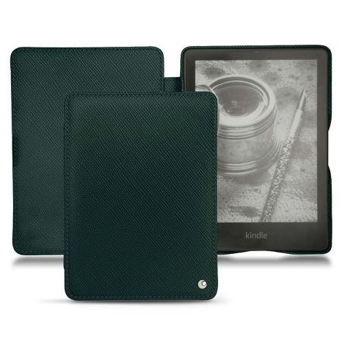 Estojo de couro para Amazon Kindle PaperwhiteVert séduisant ( Pantone #1d3c34 ) 