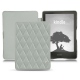 レザーケース Amazon Kindle Signature Edition - Gris - Couture ( Nappa - Pantone W428C ) 