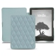 Custodia in pelle Amazon Kindle Signature Edition - Bleu ciel - Couture ( Nappa - Pantone 277C ) 
