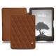 Funda de piel Amazon Kindle Signature Edition - Marron - Couture ( Nappa - Pantone 1615C ) 