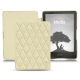 Housse cuir Amazon Kindle Signature Edition - Ivoire - Couture ( Sleek P C12 - White ) 
