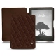 Lederschutzhülle Amazon Kindle Signature Edition - Châtaigne - Couture ( Pantone 476C ) 