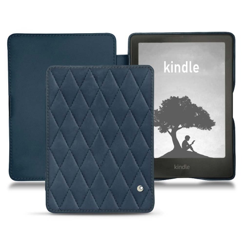 Cubierta y carcasa personalizadas para Amazon Kindle Signature EditionJean vintage - Couture ( Pantone #2f414f  ) 