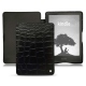 Capa em pele Amazon Kindle Signature Edition - Crocodile nero