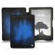 Lederschutzhülle Amazon Kindle Signature Edition - Bleu Patine