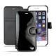 Housse cuir Apple iPhone 6 Plus - Onyx ( Bologna Hi Gloss - Black ) 