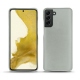 Samsung Galaxy S22 leather cover - Gris ( Nappa - Pantone W428C ) 