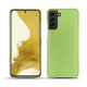 硬质真皮保护套 Samsung Galaxy S22 - Vert olive ( Nappa - Pantone 578U ) 