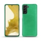 Samsung Galaxy S22 leather cover - Menthe vintage ( Pantone 562C ) 
