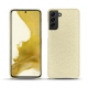 Capa em pele Samsung Galaxy S22 - Ivoire ( Sleek P C12 - White ) 