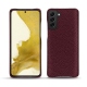 Lederschutzhülle Samsung Galaxy S22 - Lie de vin ( Pantone 5115C ) 