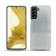 Lederschutzhülle Samsung Galaxy S22 - Platinium ( Pantone 877C ) 