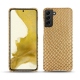 Samsung Galaxy S22 leather cover - Serpent sabbia