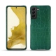 Custodia in pelle Samsung Galaxy S22 - Crocodile pino