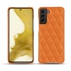 Funda de piel Samsung Galaxy S22 - Orange - Couture ( Nappa - Pantone 1495U ) 