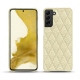 Funda de piel Samsung Galaxy S22 - Ivoire - Couture ( Sleek P C12 - White ) 