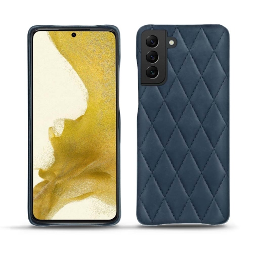 Elegant leather case for Samsung Galaxy S22Jean vintage - Couture ( Pantone #2f414f  ) 