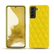 Funda de piel Samsung Galaxy S22 - Jaune fluo - Couture