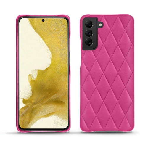 Elegant leather case for Samsung Galaxy S22Rose BB - Couture ( Pantone #DB599F )