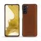 Coque cuir Samsung Galaxy S22 - Marron PU