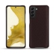 Funda de piel Samsung Galaxy S22 - Marron envoûtant
