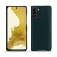 Samsung Galaxy S22 leather cover - Vert séduisant