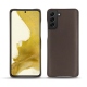 Samsung Galaxy S22 leather cover - Gris Veggie