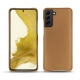 Samsung Galaxy S22 leather cover - Beige Veggie