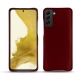 Capa em pele Samsung Galaxy S22 - Rouge Veggie