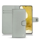 Custodia in pelle Samsung Galaxy S22 - Gris ( Nappa - Pantone W428C ) 