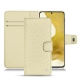 Funda de piel Samsung Galaxy S22 - Ivoire ( Sleek P C12 - White ) 