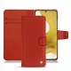 Housse cuir Samsung Galaxy S22 - Papaye ( Pantone 180C ) 