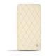 Capa em pele Sony Xperia Z3  - Beige - Couture ( Nappa - Pantone 7502C ) 