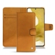 Funda de piel Samsung Galaxy S22 - Or Maïa ( Pantone 871C ) 
