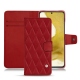 レザーケース Samsung Galaxy S22 - Rouge - Couture ( Nappa - Pantone 199C ) 