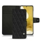 Funda de piel Samsung Galaxy S22 - Ebène - Couture ( Sleek P C12 - Black ) 